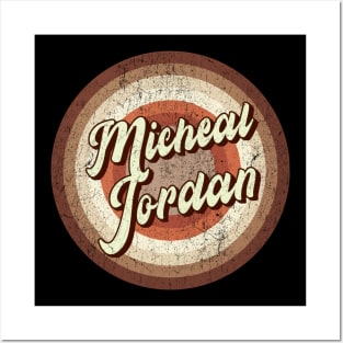 Vintage brown exclusive - micheal jordan Posters and Art